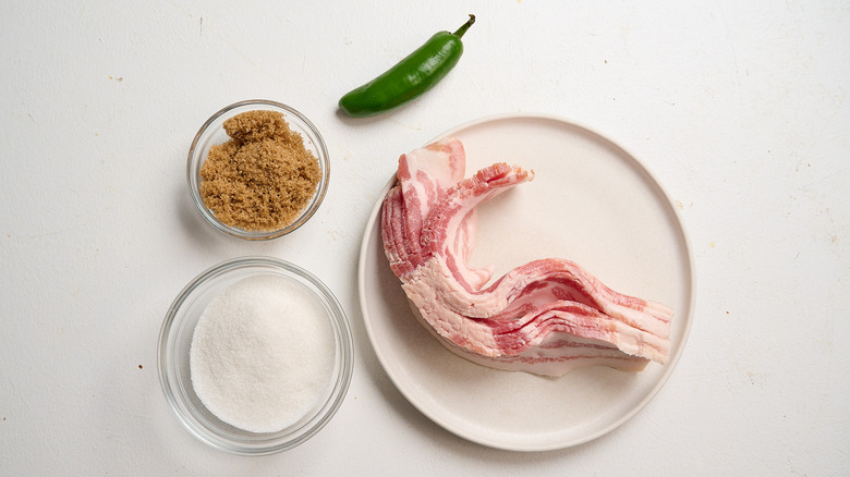 ingredients on a table