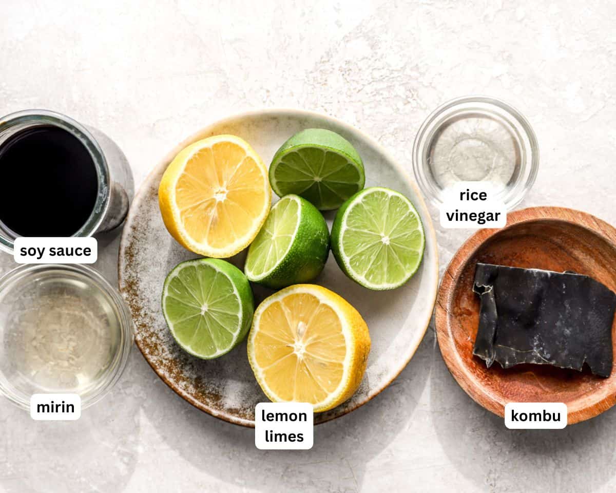 Ponzu sauce ingredients