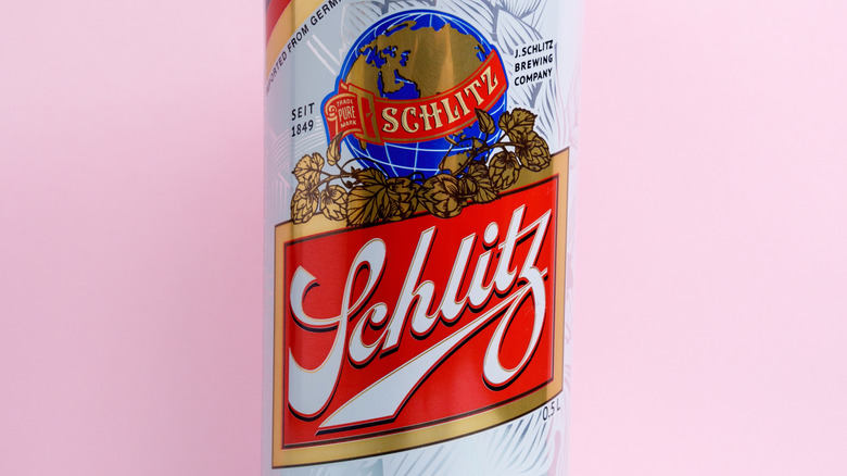 Schlitz beer can