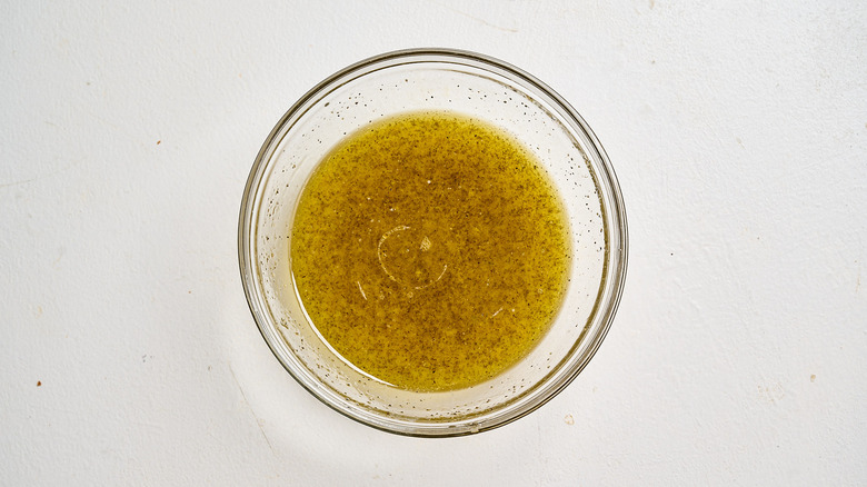 marinade ingredients combined in a bowl