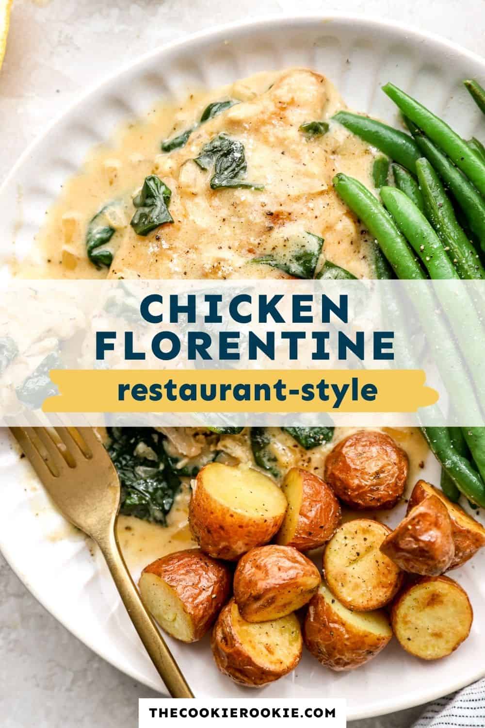 chicken florentine pin image