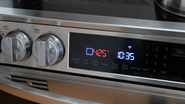 Oven set to 425 F.