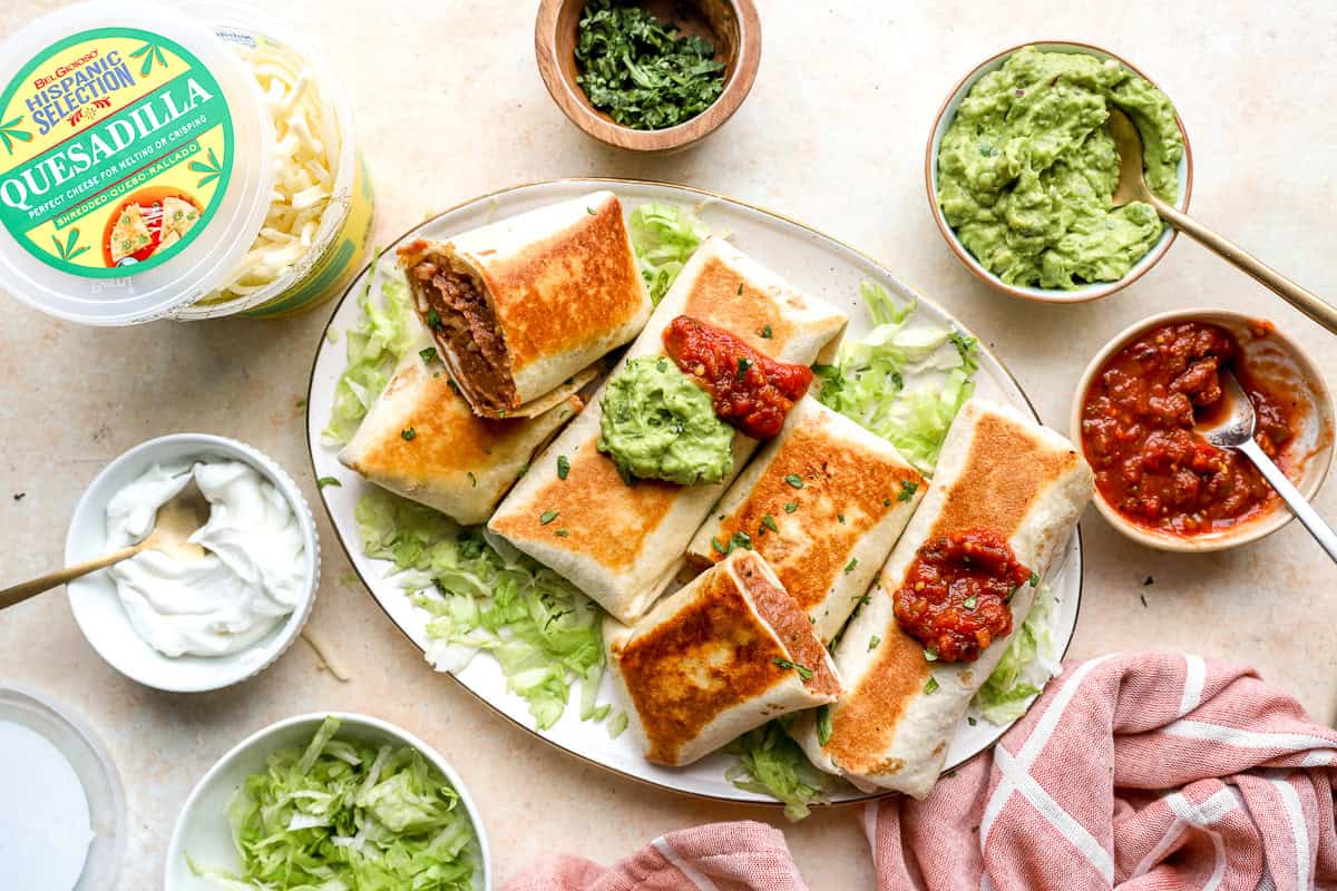 Bønne og osteburritos