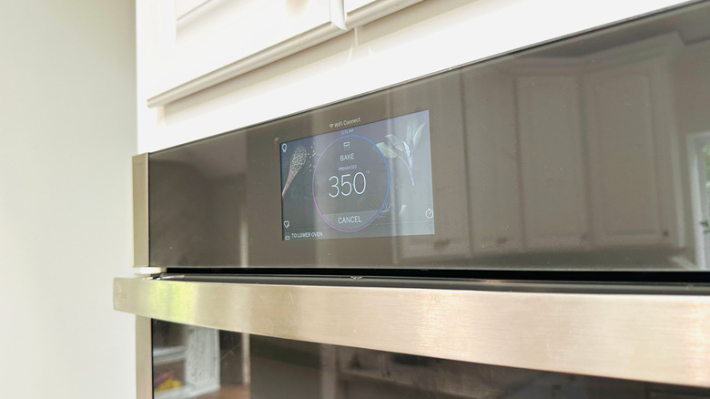Oven preheating to 350 F