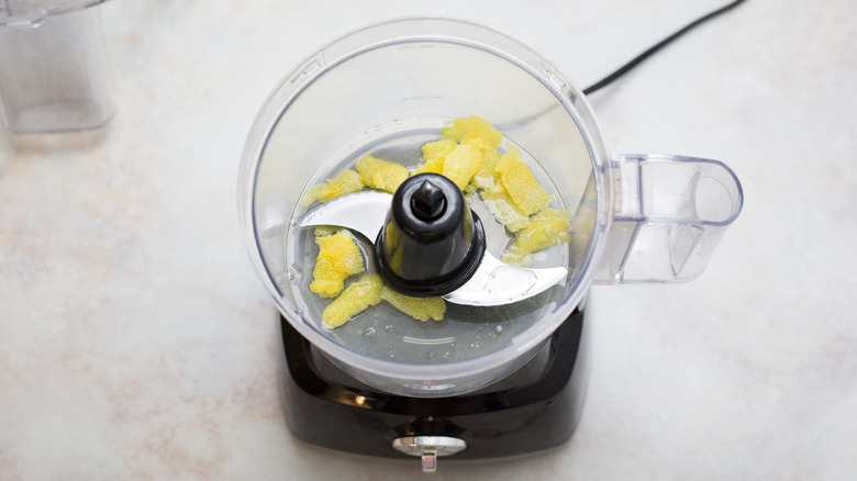 lemon juice in the lemon