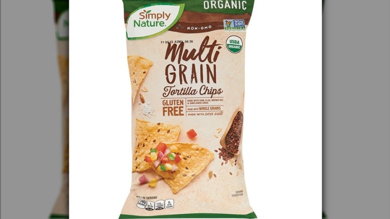 Simply Nature organic multi grain tortilla chips