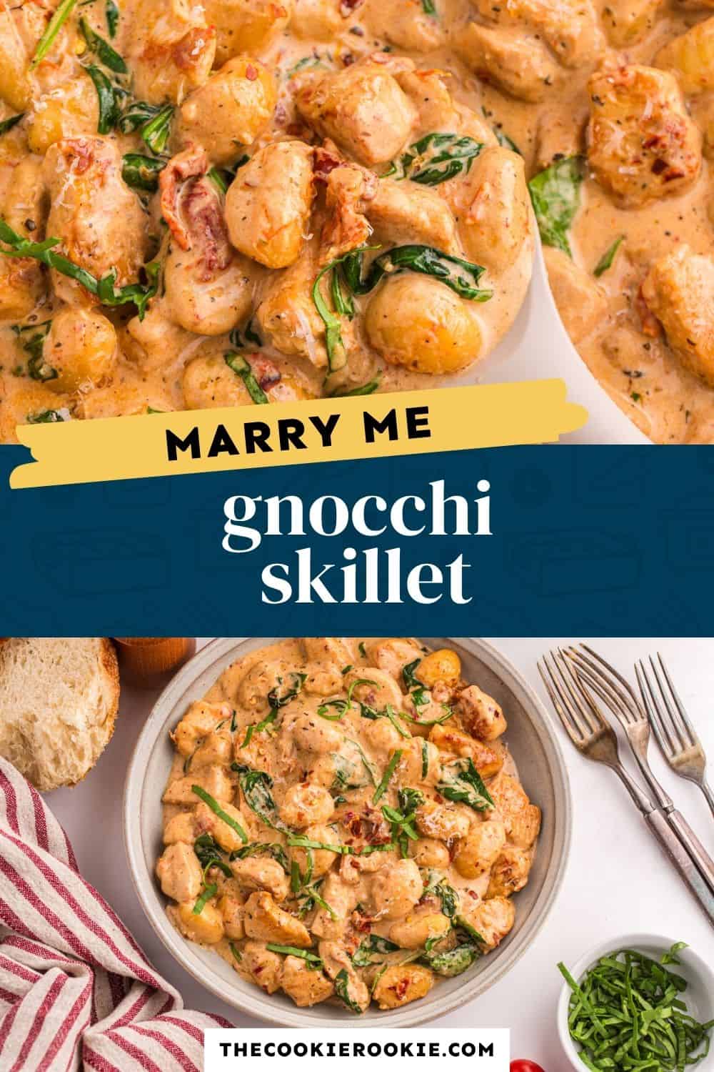 marry me gnocchi skillet pin image