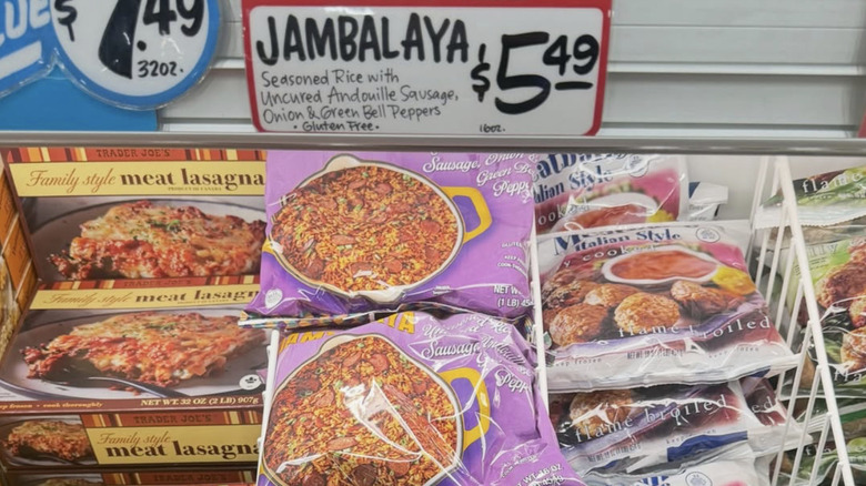 Frozen foods at Trader Joe's
