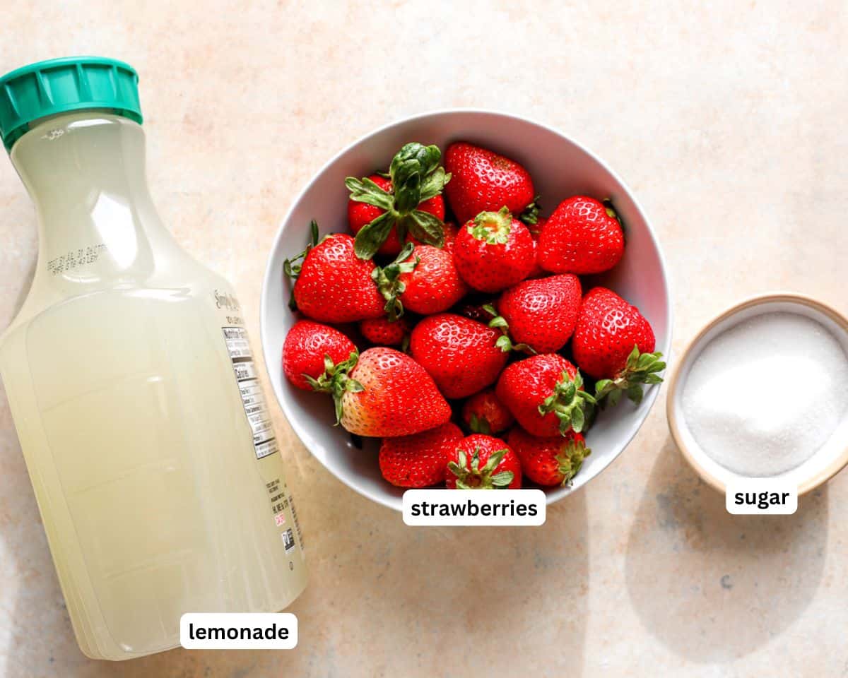 Red Robin strawberry lemonade ingredients