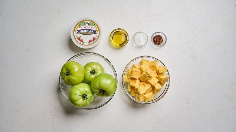 ingredients on a table