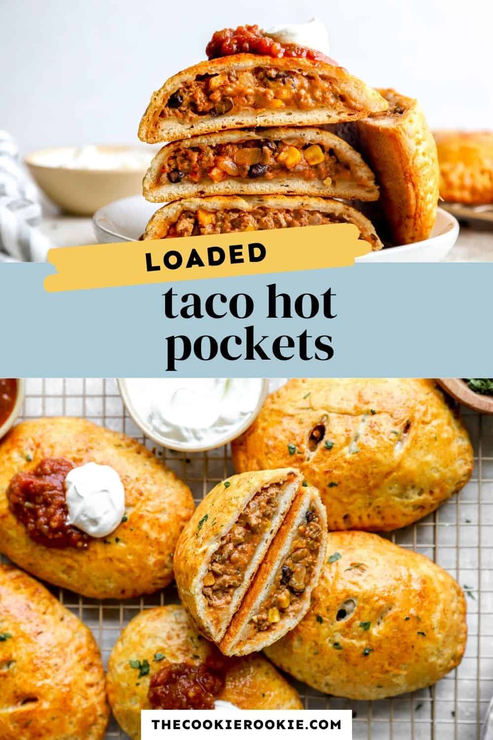 loaded taco hot pockets pin image