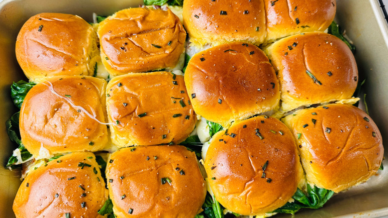 Ingredients for lobster breakfast sliders