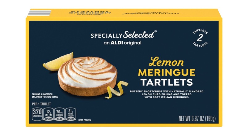 A box of Specially Selected Lemon Meringue Tartlets