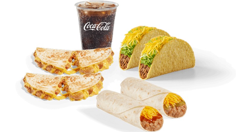 The Del Taco Get A Lot Pack on a white background.