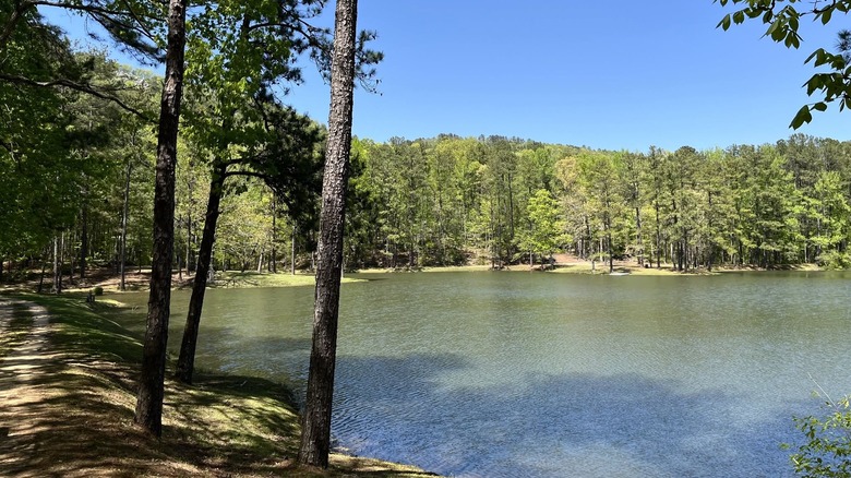Lake view at Oak Mountain State Park