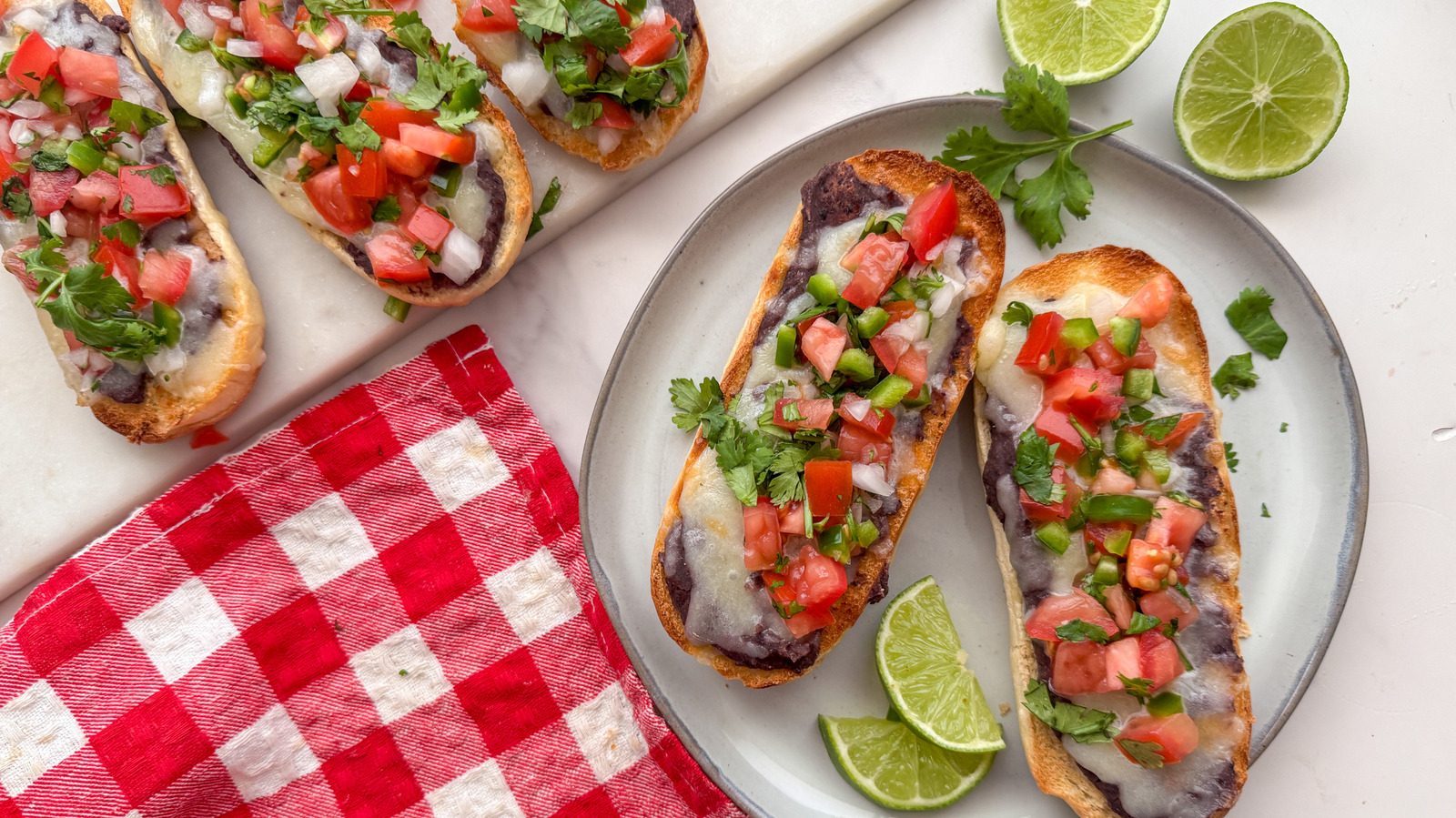 Molletes opskrift med sorte bønner