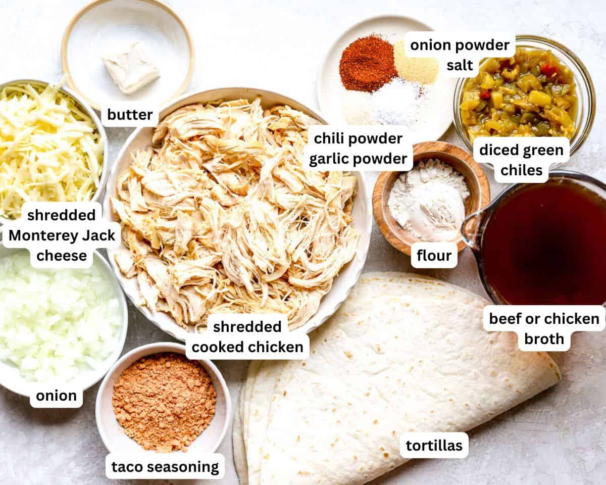 Chi Chi's Chicken Chimichangas ingredients