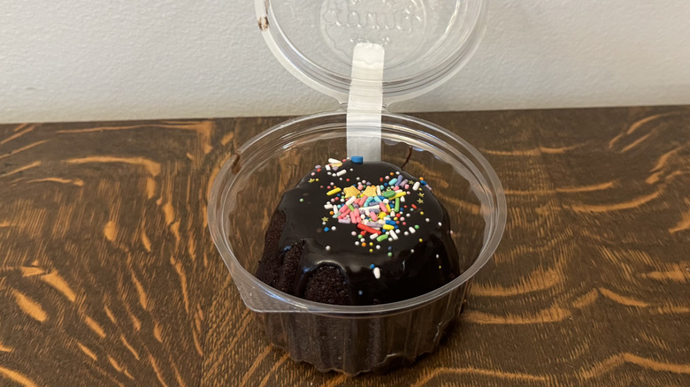Nothing Bundt Cakes Galactic Brownie Cake in packaging