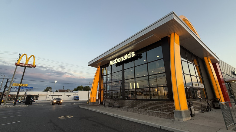 exterior of a McDonald's