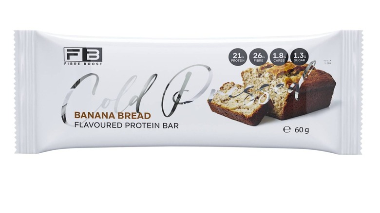 Fibre-Boost banana bread protein bar package