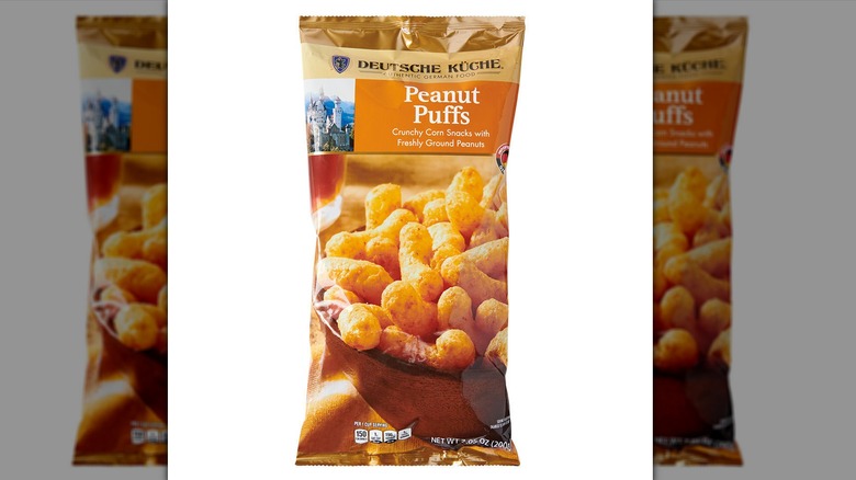 A bag of Deutsche Küche Peanut Puffs