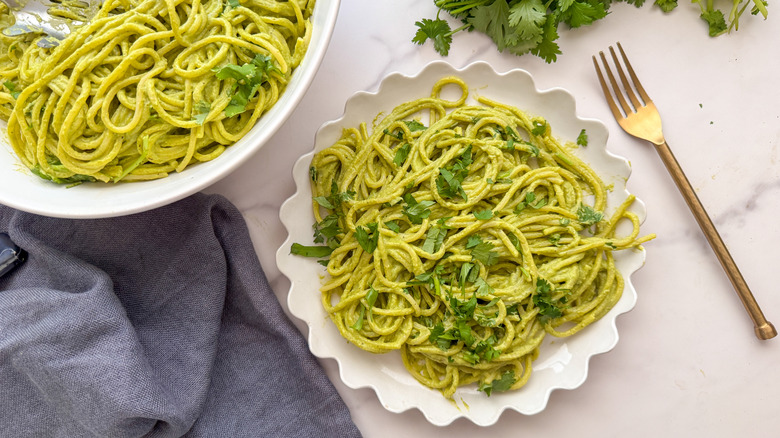 plate of pasta