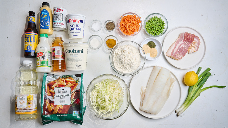 ingredients on a table