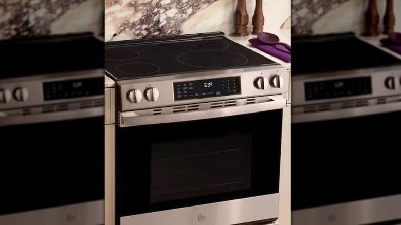 Modern GE Profile induction cooktop