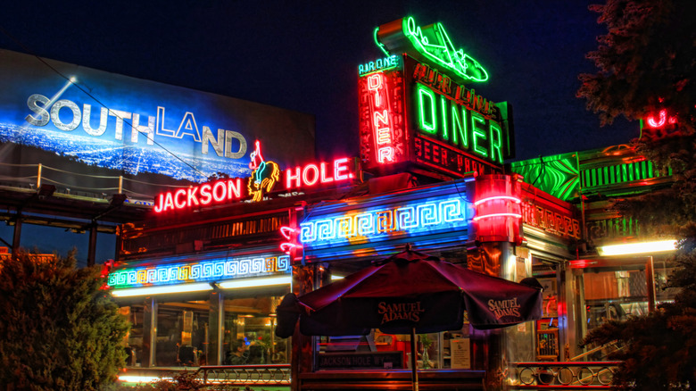 Exterior of Jackson Hole Diner