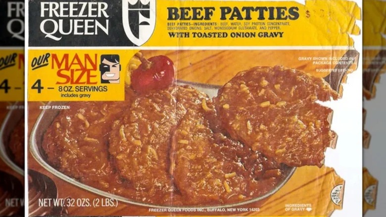 The front of a package that says 