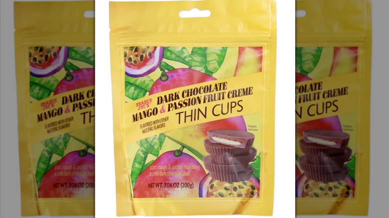 Dark Chocolate Mango & Passion Fruit Creme Thin Cups
