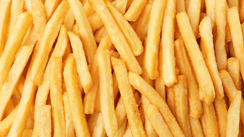 Close-up of a pile of french fries