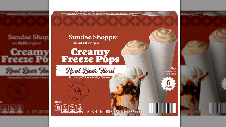 Sundae Shoppe Root Beer Float Creamy Freeze Pops