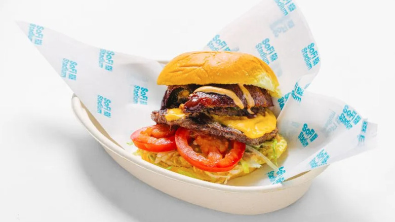 A product image of the Twinkie Cheeseburger at SoFi Stadium