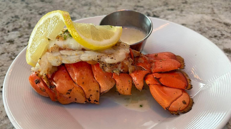 Lobster tail at Ristorante DellaSantina