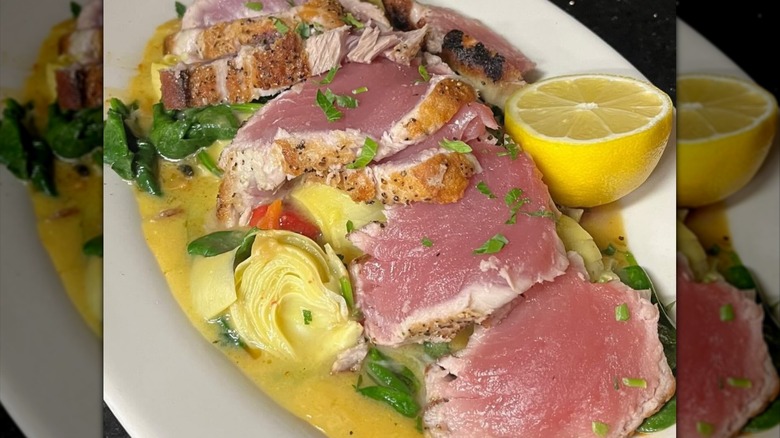 Tuna Milano dish at Spano's