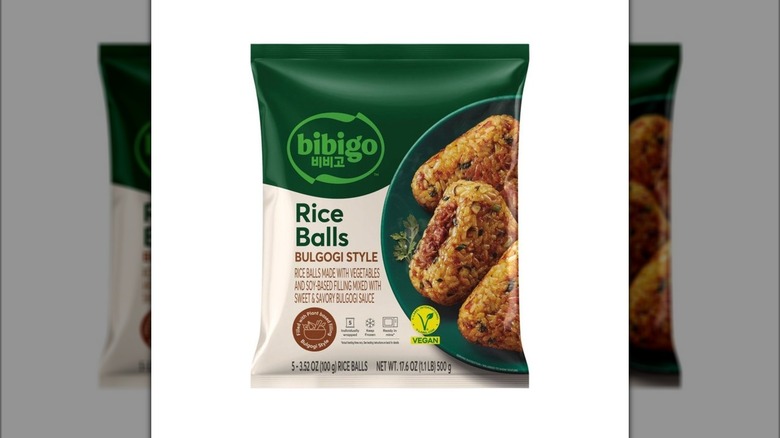 Bag of Bibigo Vegan Bulgogi Style Rice Balls