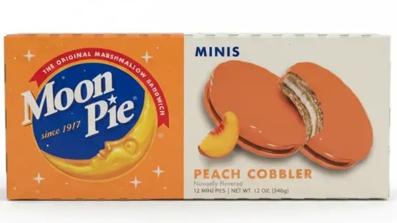 Box of Peach Cobbler Mini MoonPies