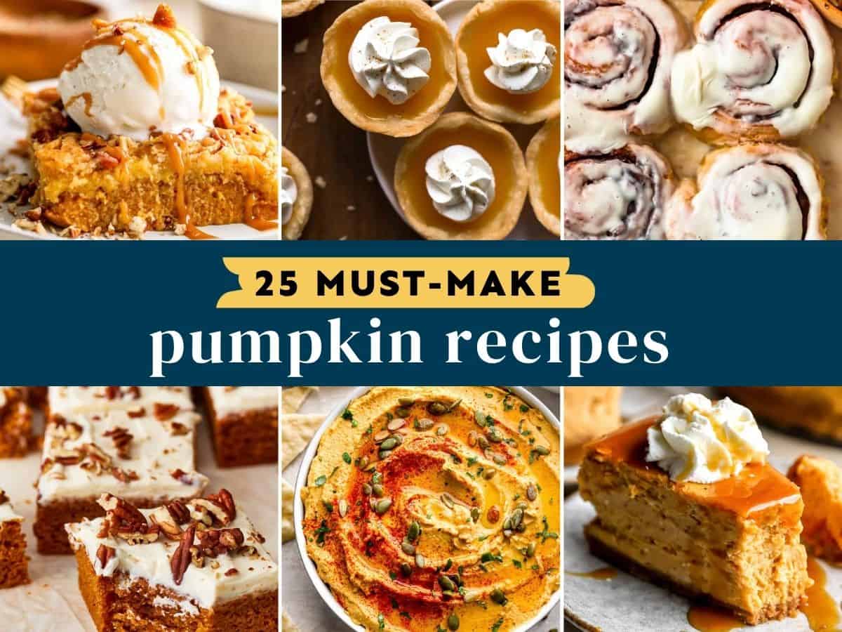 umpkin recipes collage