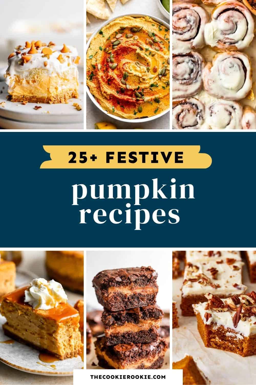 pumpkin recipes pin image