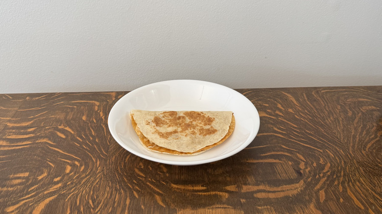 Classic Chicken Crunchadilla on a plate