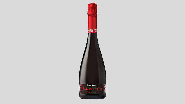 a bottle of Paladin Raboso Fiore Sparkling Red Wine sparkling red wine