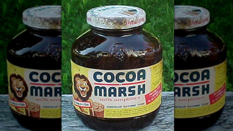 A jar with a label that reads 